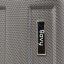 Bavy Cestovní kufr skořepinový 20" Stripes Dark grey
