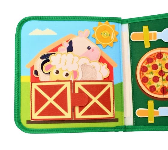 2Kids Toys Senzorická busy kniha Farma