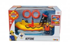 Pompier Sam Bateau de sauvetage Neptune 20 cm avec figurine
