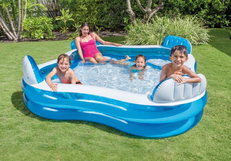 Rodinný bazén Intex s křesílky 229 x 229 x 66 cm