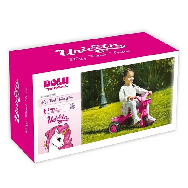 Moje první tříkolka, jednorožec, v krabici