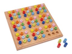 Picior mic Sudoku din lemn Sudoku colorat Role colorate