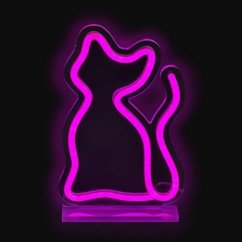 2Kids Toys LED NEON LIGHT Lampa Cat