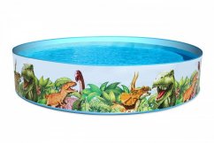 Bazének Bestway Dinosaur Fill'N Fun průměr 2,44m, výška 46cm