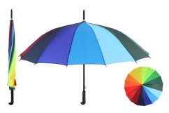 Tęczowy parasol z wyrzutnikiem