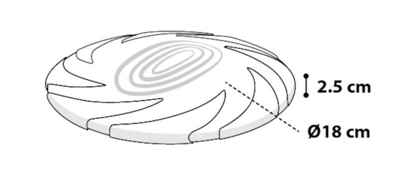 Flamingo Frisbee Morrison gumové průměr 18cm