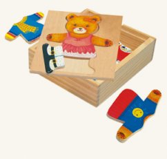 Puzzle - szekrény - medve