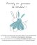 Doudou Coffret cadeau - Jouet avec porte sucette lapin 15 cm bleu