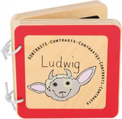 Libro de madera de pie pequeño Ludwig