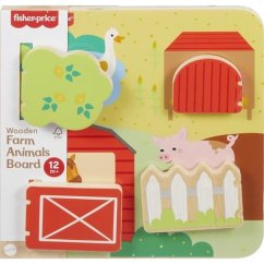 Drewniana gra w chowanego Fisher Price