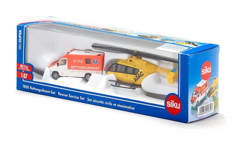 SIKU Super 1850 - Kit de rescate 1:87