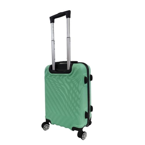 Bavy Cestovní kufr skořepinový 20" Waves Light green