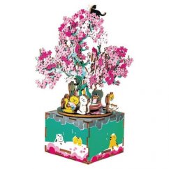RoboTime 3D Jigsaw Toy Boxes Blossoming Cherry (Cerisier en fleurs)