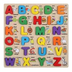 Alfabetul - puzzle din lemn