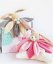 Doudou Set de regalo - conejo de peluche rosa 28 cm