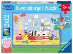 Ravensburger Prasátko Peppa: Peppino dobrodružství 2x12 dílků