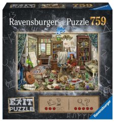 Ravensburger 759 dielikov Exit Puzzle: Umelecký ateliér