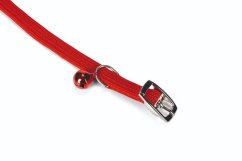 Beeztees Obojek pro kočky nylonový červený 6-29cm x 10mm