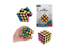 Cube puzzle en plastique 6x6cm sous blister