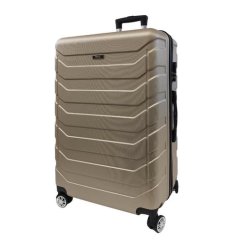Bavy Valiză de călătorie cu carcasă rigidă 28" Ribs Gold beige