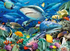 Ravensburger puzzle Žraločí útes 100 dílků
