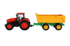 Zetor RC traktor pótkocsival, műanyag, 42 cm, 2,4 GHz