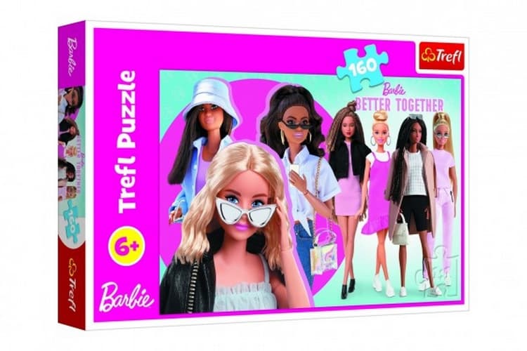 Puzzle Barbie și lumea ei 41x27,5cm 160 de piese în cutie 29x19x4cm