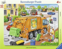 Puzzle Ravensburger Recogida de basura, 35 piezas