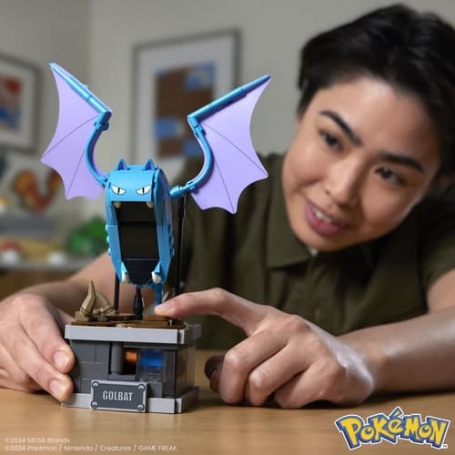 Mega Pokémon mini pohyblivá figurka - Golbat