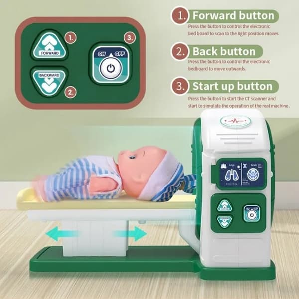 Ensemble médical avec scanner - jeu pour enfants