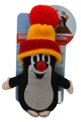 Kret z czerwoną i żółtą kulką 15 cm