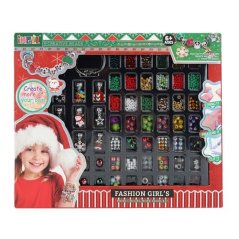 Vianočná sada korálikov na výrobu náramkov