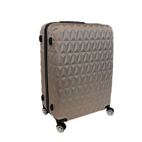 Bavy Cestovní kufr skořepinový 28" Diamond Gold beige