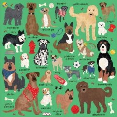 Mudpuppy Puzzle Rase de câini 500 de bucăți