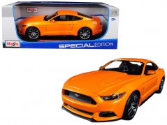 Maisto - Ford Mustang GT 2015, orange métallisé, 1:18