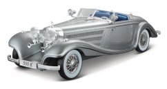 Maisto - Mercedes-Benz 500 K Type Specialroadster 1936, gris métal, 1:18