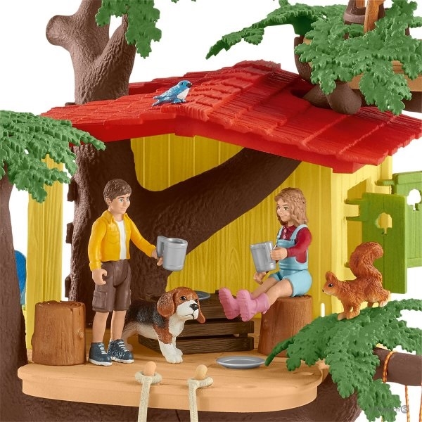 Schleich 42408 Svět přírody - Dům na dobrodružném stromě
