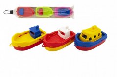 Łódka / Boat in water 3szt plastikowa 14cm