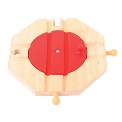 Table tournante ferroviaire Bigjigs avec 4 sorties