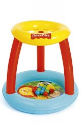 Nafukovací centrum Fisher Price s míčky 89x89x84cm