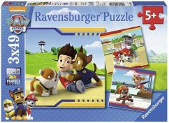 Puzzle Ravensburger Paw Patrol: Eroi păroși 3x49 bucăți