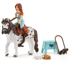 Schleich 42518 Horse Club Mia és Pöttyös ló