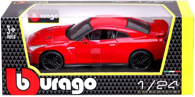 2017 NISSAN GT-R 1:24 červený