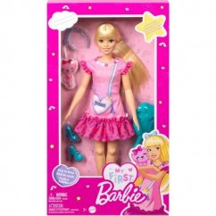 Barbie Moja prvá bábika Barbie - blondínka s mačiatkom HLL19 TV