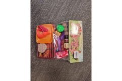 Set alimentaire avec grill dans un sac