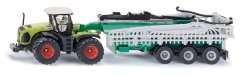 SIKU Farmer 1827 - Tractor Claas Xerion cu cisternă, 1:87