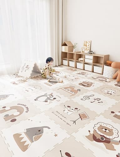 2Kids Toys Podložka na hraní Zvířecí párty 9 dílů