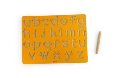 Table en bois - lettres