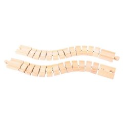 Bigjigs Rail Rail articulé 2 pièces