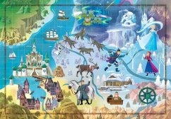 Puzzle 1000 piese Harta Disney - Frozen